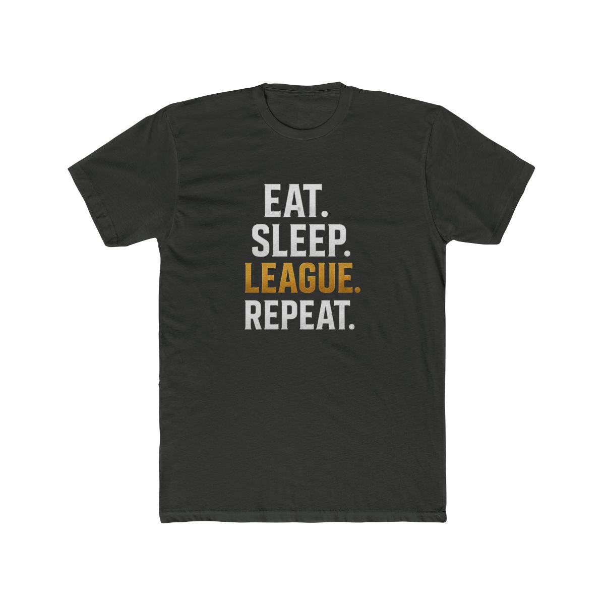 Eat Sleep League Repeat LoL T Shirt - Gamer Life Minimalist Design - alternate angle 3, merchandise