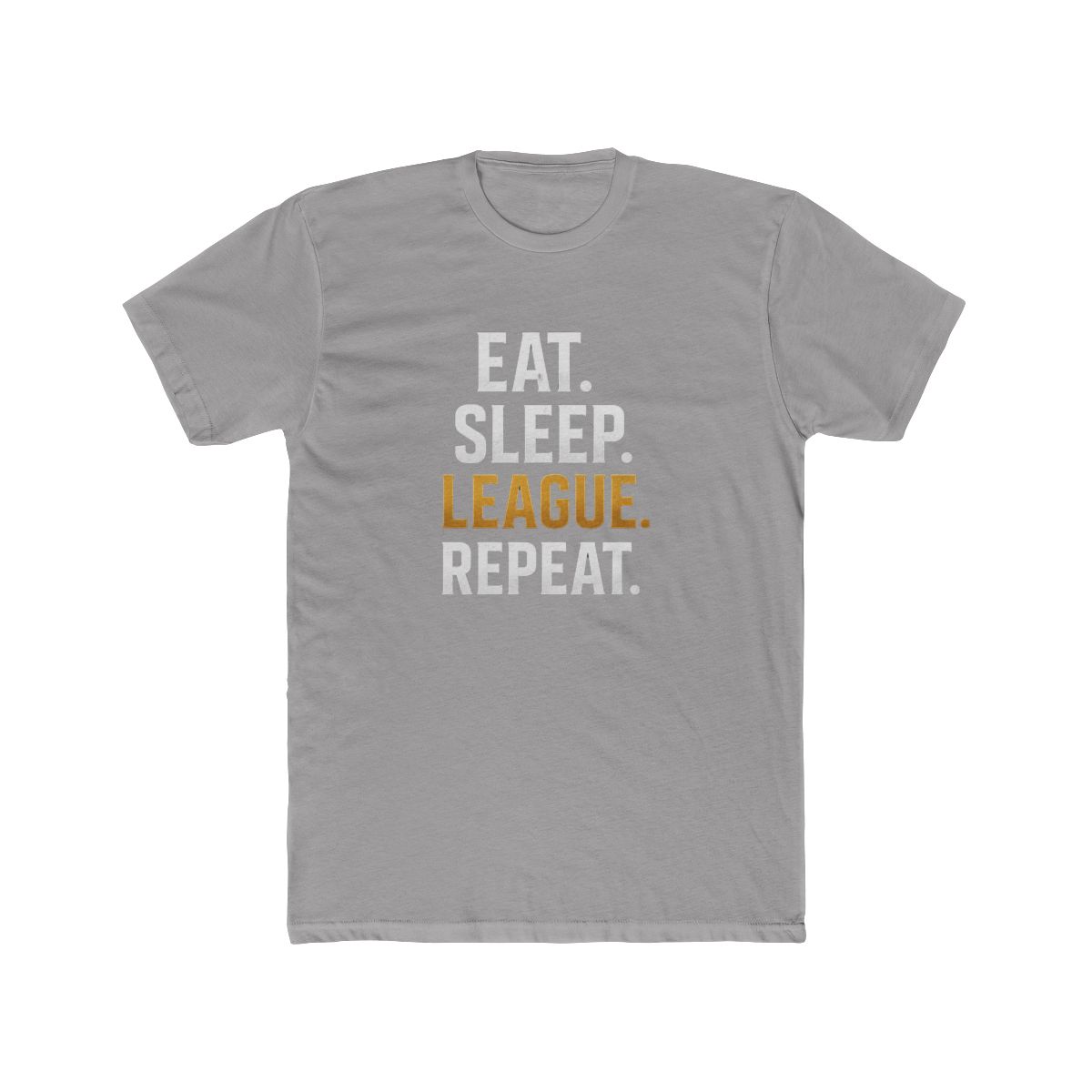 Eat Sleep League Repeat LoL T Shirt - Gamer Life Minimalist Design - alternate angle 4, merchandise